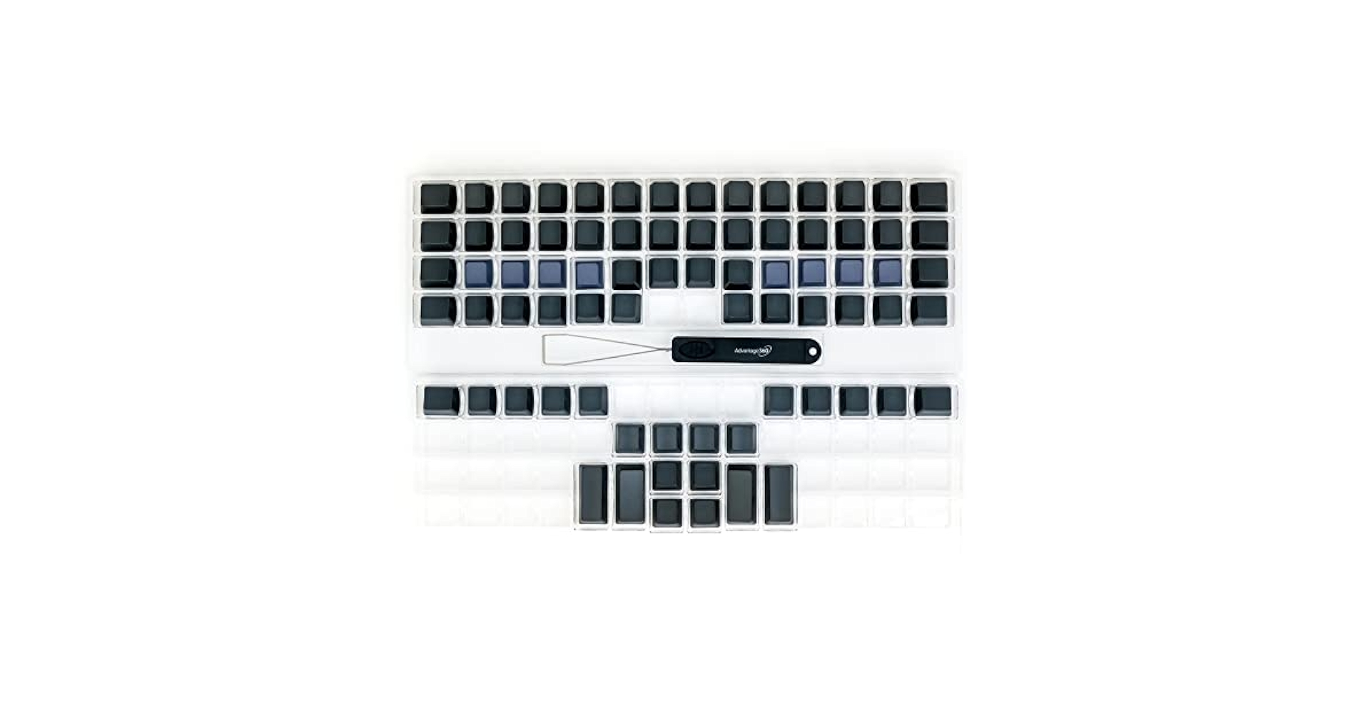 Amazon.com: Advantage360 Blank Keycap Set - PBT Plastic | 76